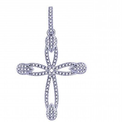 10K 0.24CT D-PENDANT LDS RDS