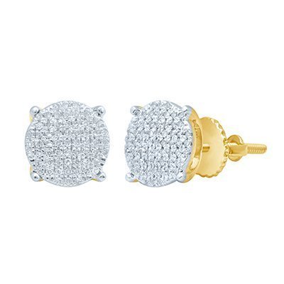 10K 0.25-0.26CT D-EARRING MP RDS