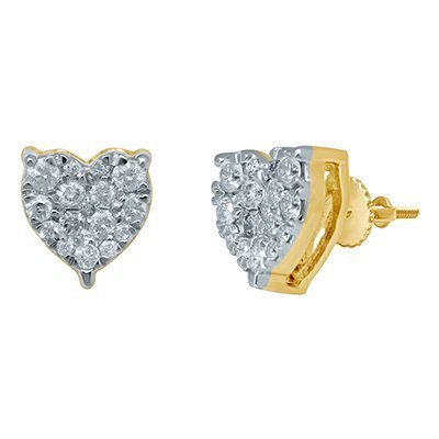 10K 0.25-0.26CT D-EARRING RDS