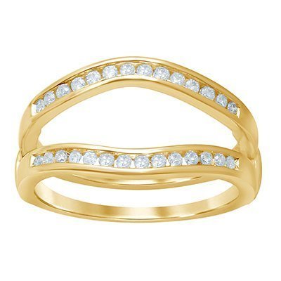 10K 0.25-0.26CT D-RING GAURD LDS RDS
