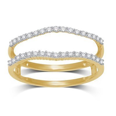 10K 0.25-0.27CT D-RING GUARD LDS RDS