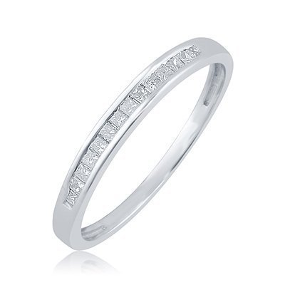 10K 0.25CT D-BANDS LDS PCT