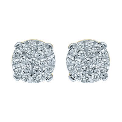 10K 0.25CT D-EARRING LDS RDS