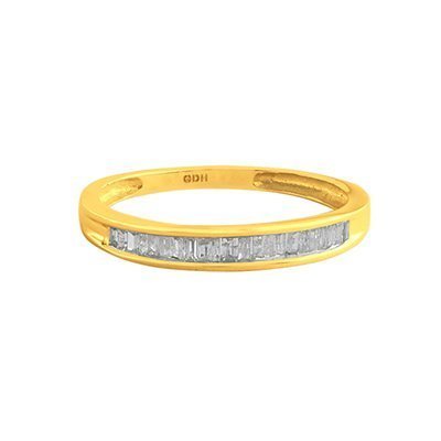 10K 0.25CT D-RING BAND LDS BAG
