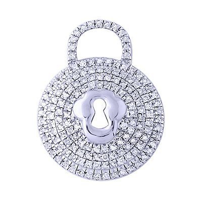 10K 0.26CT D-PENDANT LDS WITH CHAIN RDS