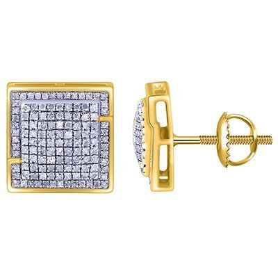 10K 0.27-0.28CT D-EARRING MP RDS