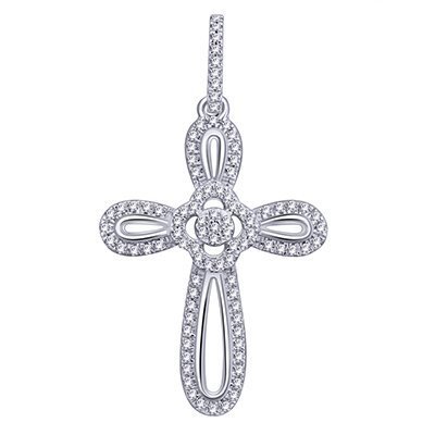 10K 0.27CT D-PENDANT LDS RDS