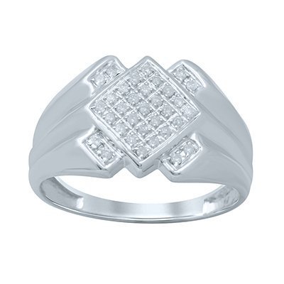 10K 0.28-0.29CT D-RING MEN RDS