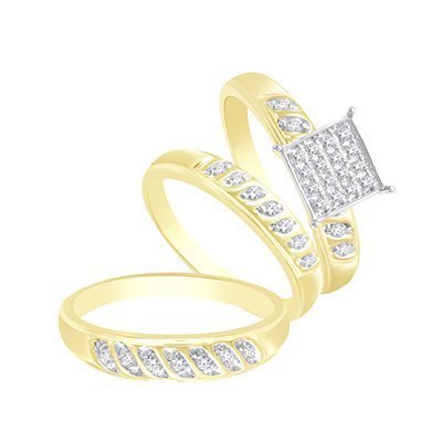 10K 0.28-0.29CT D-TRIO SET RDS MP