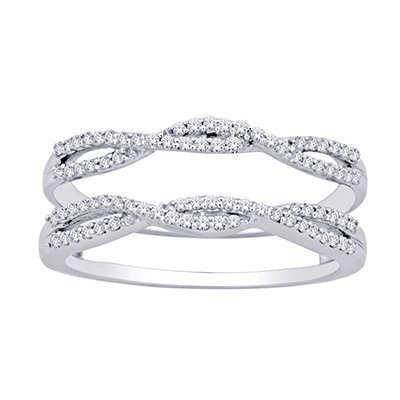 10K 0.28-0.32CT D-RING GUARD LDS RDS