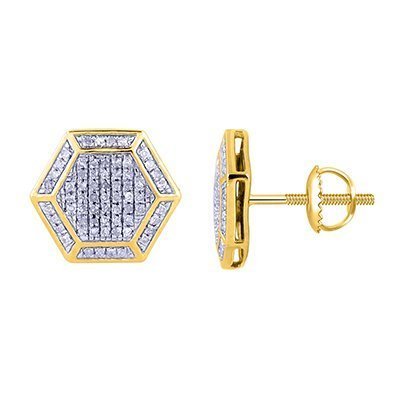 10K 0.29-0.31CT D-EARRING MP RDS