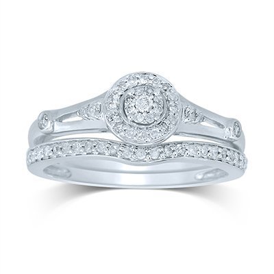 10K 0.29CT D-BRIDAL SET RDS