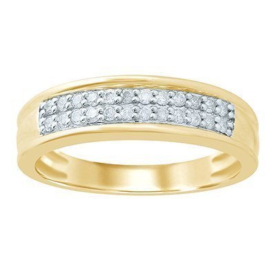 10K 0.31-0.32CT D-RING MEN RDS