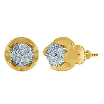 10K 0.31-0.33CT D-EARRING RDS