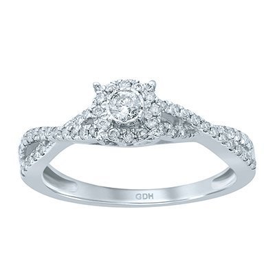 10K 0.31-0.34CT D-RING LDS RDS FANUC CNTR 0.08CT