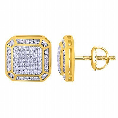 10K 0.31-0.34CT EARRING MENS RDS MP