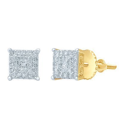 10K 0.31-0.35CT D-EARRING RDS MP