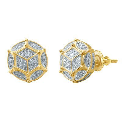 10K 0.31-0.36CT D-EARRING MP RDS