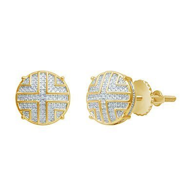 10K 0.31-0.36CT D-EARRING MP RDS