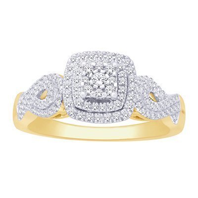 10K 0.31-0.38CT D-RING LDS RDS