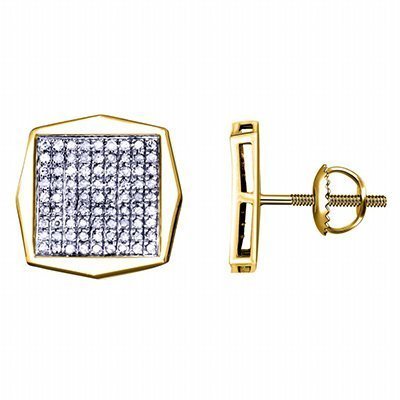 10K 0.31-0.39CT D-EARRING MP RDS