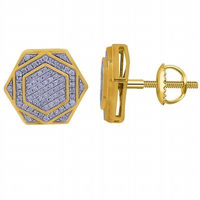 10K 0.32-0.35CT D-EARRING RDS MP