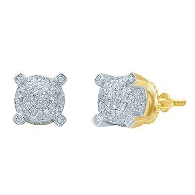 10K 0.32-0.36CT D-EARRING RDS