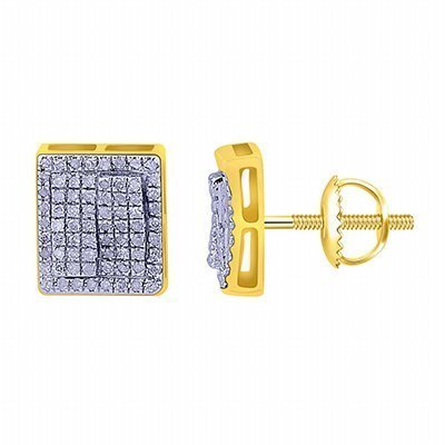 10K 0.33-0.35CT EARRING MENS RDS MP