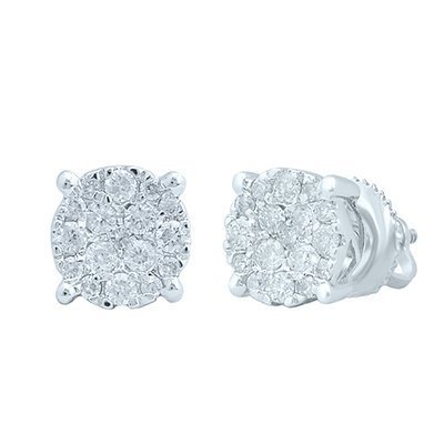 10K 0.33-0.40CT D-EARRING RDS