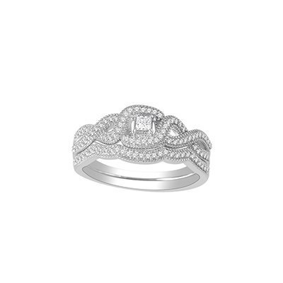10K 0.33CT D-BRIDAL SET PCT/RDS