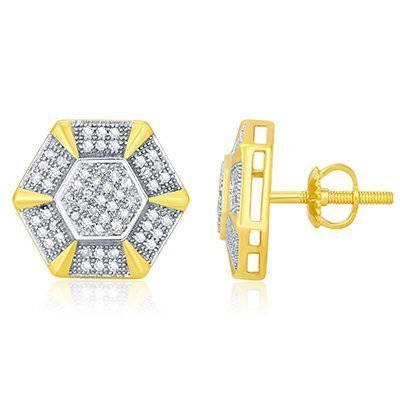 10K 0.33CT D-EARRINGS RDS MP LDS