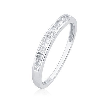 10K 0.33CT D-RING BAND LDS PCT
