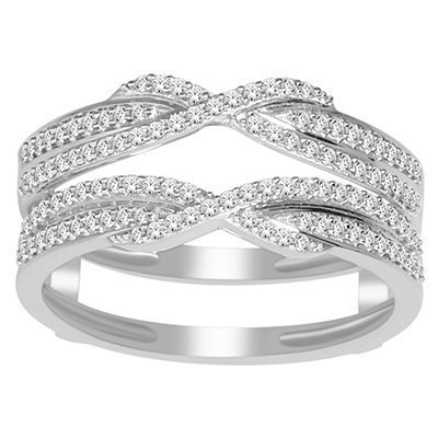 10K 0.33CT D-RING GUARD LDS RDS