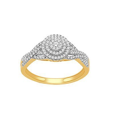 10K 0.33CT D-RING LDS RDS