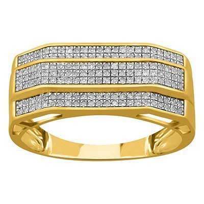 10K 0.34-0.36CT D-RING MENS RDS