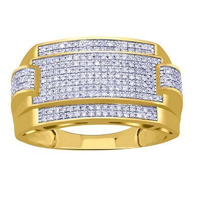 10K 0.38-0.55CT D-RING MENS RDS