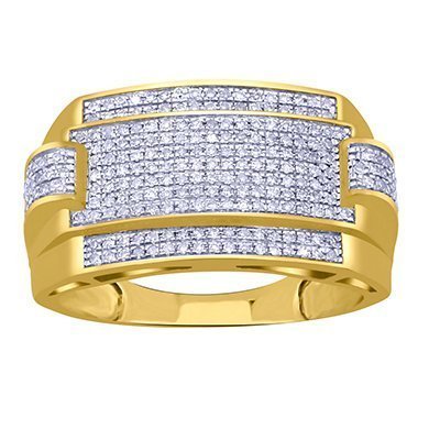 10K 0.38-0.55CT D-RING MENS RDS