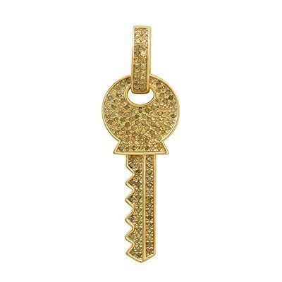 10K 0.39-0.44CT D-PENDANT RDS - KEY-