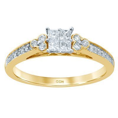 10K 0.39CT D-RING LDS PCT\RDS