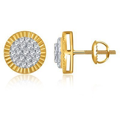 10K 0.42-0.53CT D-EARRING RDS