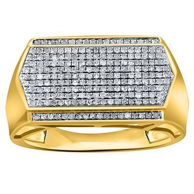 10K 0.44-0.48CT D-RING MENS RDS