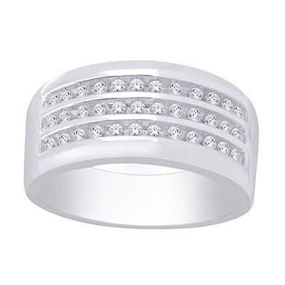 10K 0.46-0.49CT D-RING MENS RDS