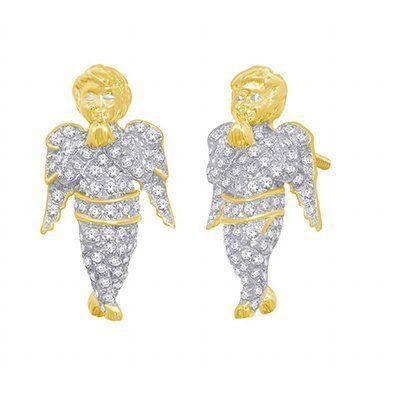 10K 0.46-0.50CT D-EARRING MP RDS