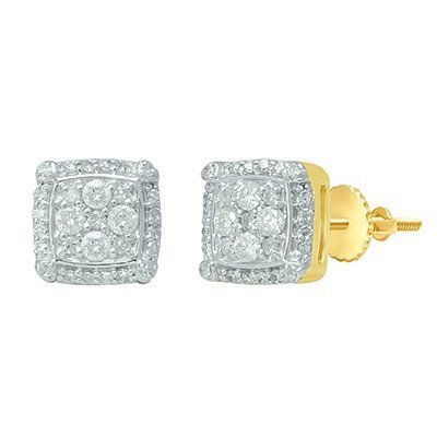 10K 0.46-0.51CT D-EARRING RDS