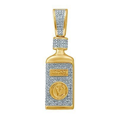 10K 0.46-0.54CT D-PENDANT MEN RDS