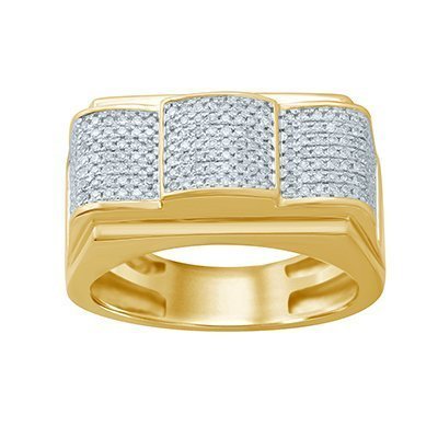 10K 0.46-0.55CT D-RING MEN RDS MP