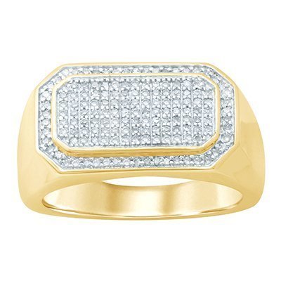 10K 0.47-0.49CT D-RING MENS RDS