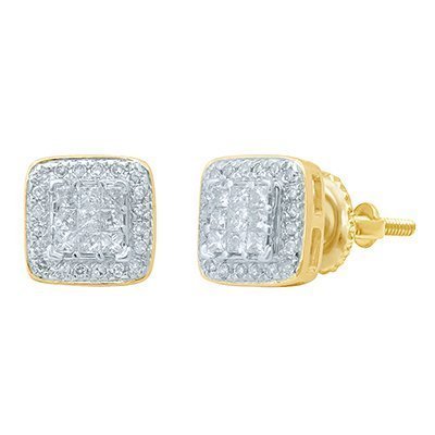 10K 0.47-0.50CT D-EARRING PCT\RDS