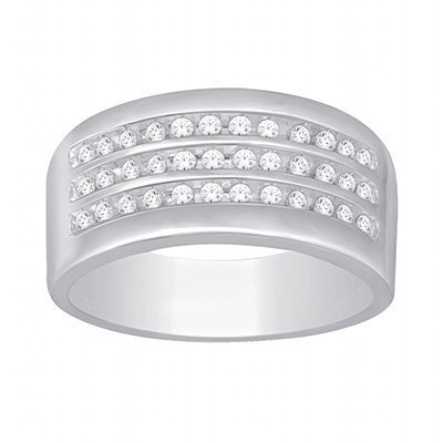 10K 0.47-0.51CT D-RING MENS RDS