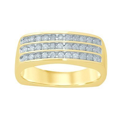10K 0.47-0.51CT D-RING MENS RDS